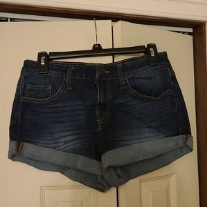 S.O High Waisted Shortie Jean Shorts